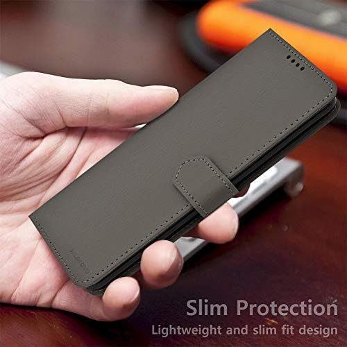 Чанта-портфейл Qoosan за iPhone 13 Mini, елегантен флип калъф за телефон от изкуствена кожа със сгъваща се стойка