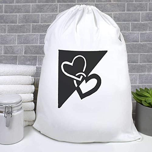 Чанта за дрехи /измиване /за съхранение на Azeeda 'Interlocked Hearts' (LB00022866)