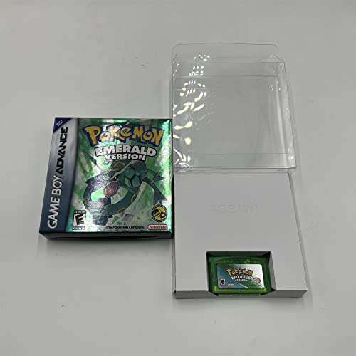 ETOMEY Game Boy Advance GBA Pokemon Емералд Рубин листогранулированный син сапфир касета и тава за въздушна Пет кутии (без инструкции) Всички 5 Модела