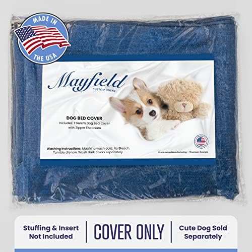 Покривка за голямо куче Мейфийлд Denim - Пуховое одеяло с цип за легла за домашни любимци - Допълнителна защита