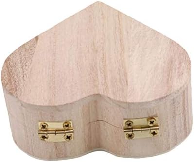 VALICLUD 3шт Сърцето Дървена Кутия за Мода Кутия За Съхранение на Бижута