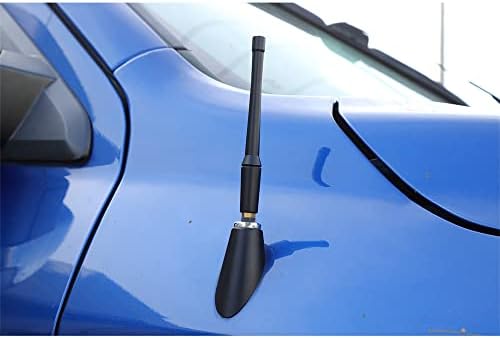 LIONONS Подходящ за Dodge RAM 2010-2015 Автомобилна Антена с Мачта на Радио-AM/FM Декоративна Капачка Тапицерия