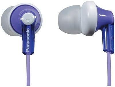 Леки, водоустойчиви стерео слушалки за активна почивка, Panasonic In-Ear (лилаво)