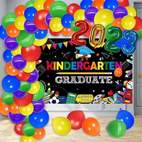 Комплект украси от балони на Бала в детската градина, Комплект арка от балони на Бала в детската градина с Фон