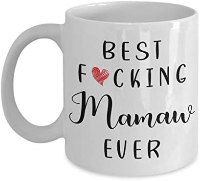 Забавна кафеена чаша Mamaw - най-Добрата кафеена чаша на светлината - Кафеена чаша Mamaw - най-Добрата Гребаная