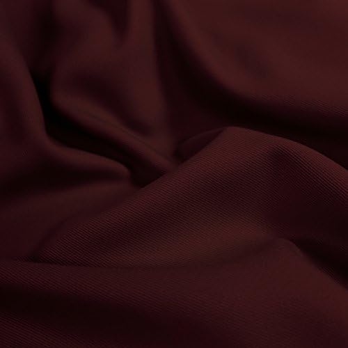 Бордовая 60-инчов поли-габардиновая плат ярдовой цветове