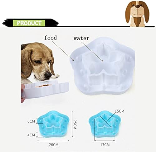 Купички за кучета с бавна сервиране - Играчка-Пъзел във формата на Цвете, Интерактивни Творчески Играчки за
