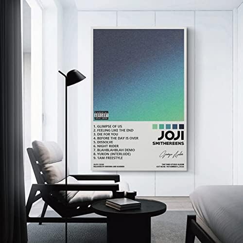 Плакат Joji, Корица на албума, е Музикален плакат, Декоративна стая, Естетически Плакати върху Платно, Подарък
