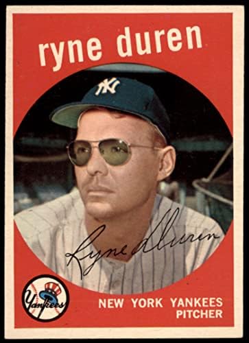 1959 Topps 485 Райн Daren Ню Йорк Янкис (Бейзболна картичка) EX/MT йорк Янкис