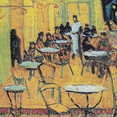2022 DE Широкоформатни картини на Винсент Ван Гог PowerCoin кафе Тераса през Нощта, Покрита със Сребърна монета