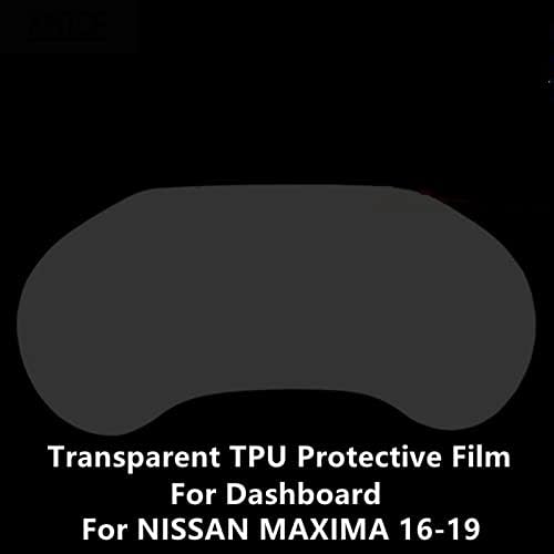 JINQIUTE Таблото Прозрачен Защитен Филм от TPU за ремонт От Надраскване, Аксесоари за Nissan Maxima 16-19