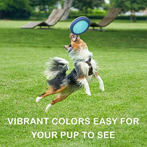 Funsparks Лесно Disk Летящ диск за кучета - Интерактивна играчка за кучета - Здрава и удобна за зъби - Лесно