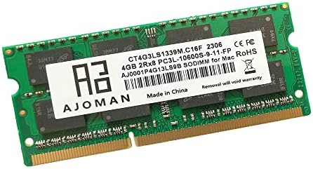 AJOMAN 4 GB PC3L-10600S sodimm памет DDR3 Оперативна памет DDR3L 1333 Mhz 204-Пинов модул оперативна памет на