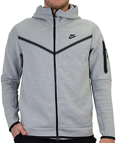 Спортни дрехи Nike Tech Fleece Windrunner Тъмно Сив Пирен / Черен XL