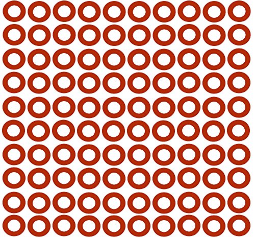 Sterling Seal CRG7237.600.125.300X100 7237 Червена Гумена циркулярното, диаметър 6,62 инча, диаметър на тръбата