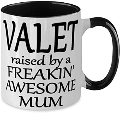 Весела Двуцветен черно-бяла утайка от чаша Valet обем 11 грама, която довежда Страхотна майка, Уникално вдъхновение