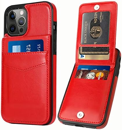 Чанта-портфейл Seabaras за iPhone 12 Pro Max с Притежател на кредитна карта, за Жени и Мъже, една Чанта-портфейл