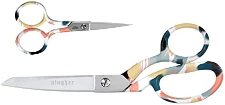 Дизайнерска серия Brewer Gingher с лимитирана серия - колекция Rynn 2021 г. - 8-инчови Шевни ножици за дясната