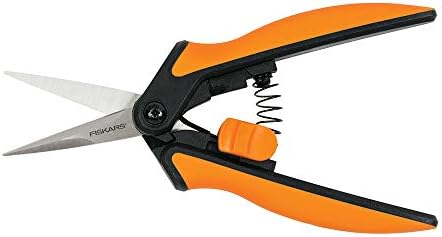 Ножици Fiskars PowerGear2 UltraBlade Softgrip и Softouch с микроострием За рязане, Ножове, без покритие, оранжево