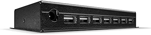 Промишлен USB 2.0 хъб LINDY със 7 порта, метален (42794)