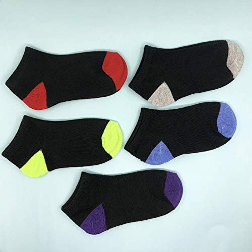Janegio 18 Чифта Детски Спортни Чорапи с ниско деколте на Половин възглавница За Момчета И Момичета