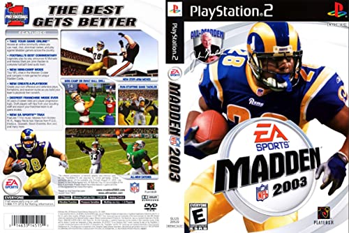 Madden NFL 2003 - Playstation 2 (актуализиран)