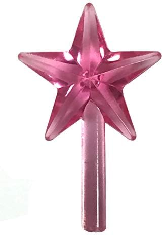 National Artcraft® Малка традиционна звезда за керамични коледни елхи - розово (Pkg / 5)