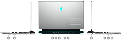 Геймърски лаптоп Dell Alienware m15 R3 (2020) | 15,6 FHD | Core i7 - 512 GB SSD + 512 GB SSD памет - 32 GB оперативна