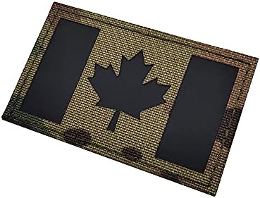 Инфрачервен IR-Пластир с Флага на Канада, на морала, канадски Клен, Тактическа Военна Форма, Dr. Мотоциклетни