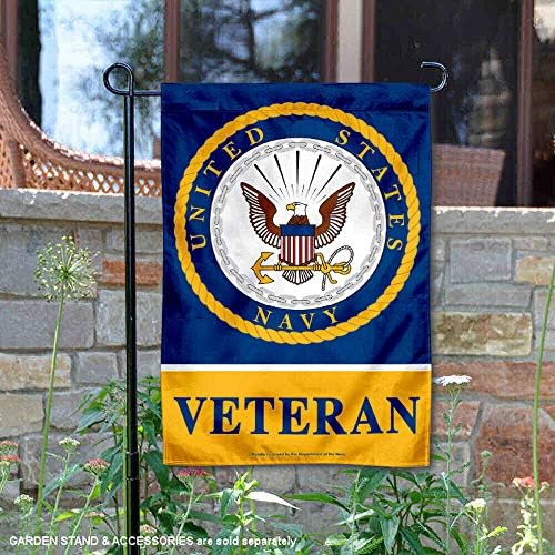 Градински Флаг Ветеран от ВОЕННОМОРСКИТЕ сили на САЩ