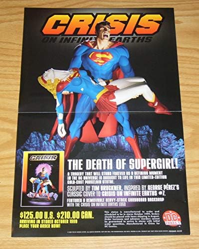 Криза на безкрайни Земи: Смърт Супергерл Плакат, рекламирующий Статуята - вдъхновен от Джордж Перес - Окръг