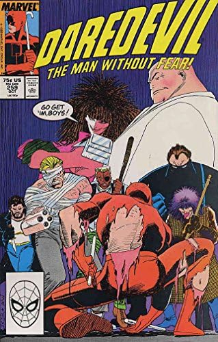 Daredevil 259 VG ; Комиксите на Marvel | Тифозная Мери Кингпин