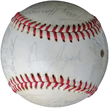 1975 Екипът на Филис с автограф (30 подписи) Сполдинг ОНЛ Бейзбол Бейзболни топки с автографи