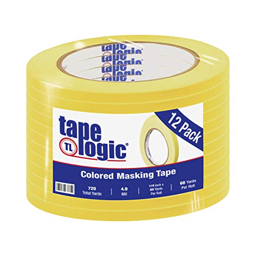 Кутии Fast BFT931003Y Tape Logic Цветно тиксо, 4,9 mils, жълт (опаковка от 144 броя)