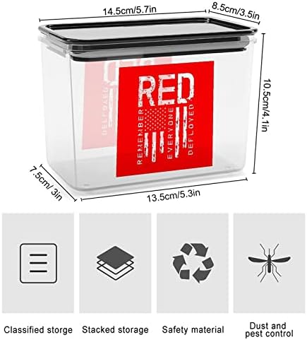 Не забравяйте, че всички използват контейнери за съхранение на храна в армията R. E. D. Пластмасови прозрачни