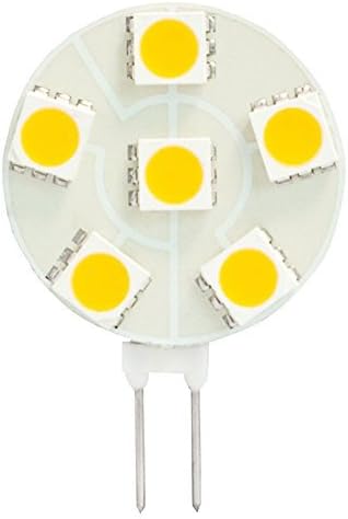 Замяна халогенна лампа HERO-LED SG4-6T-CW със странично теглене на G4 LED Disc, 1,2 Вата, което се равнява на