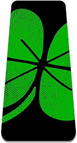 Siebzeh Лъки Ирландска детелина с листа Централи с Деня на Св. Патрик, по-дебела подложка за йога Премиум-клас,
