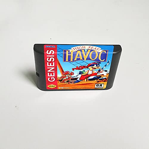 Игрална карта Lksya High Seas Havoc - 16 Бита MD за патрон на игралната конзола Sega Megadrive Genesis (японски
