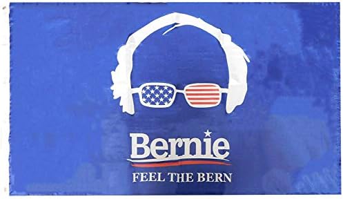 Американски Едро Супермаркет Bernie Feel The Bern Blue Премия 3x5 3 'x5' Тъкани Поли Найлон 68D Флаг Банер