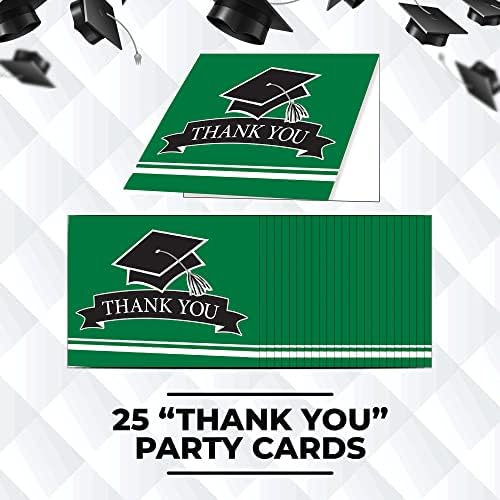 Творческа трансформация на 25 Count Green Празнувайте! Покани за парти и 25-цолови картичка с благодарност -