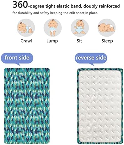 Мини-чаршафи за легла с принтом под змеиную кожата, Портативни мини-кърпи за яслите, Меки и дишащи Кърпи -Отлични