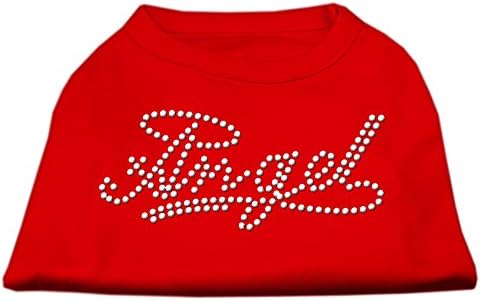 Риза Angel Rhinestud Червен цвят XL (16)