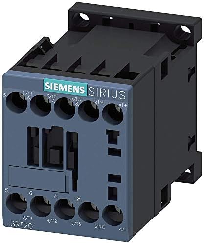 КОНТАКТОР Siemens 3RT20151BB42, AC-3, 3 кВт/400 v, 1NC, DC 24, 3 стълба, Вита клемма SZ S00