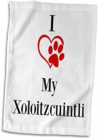 3. Поговорки за домашни любимци BrooklynMeme - Аз обичам своите кърпи Xoloitzcuintli (twl-265236-3)