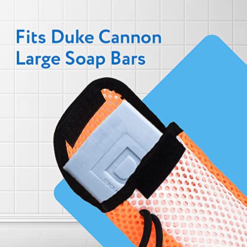 [3 опаковки] Торбичка за отшелушивающего сапун Impresa за голямо парче сапун е подходящ за Duke Cannon - Торбичка