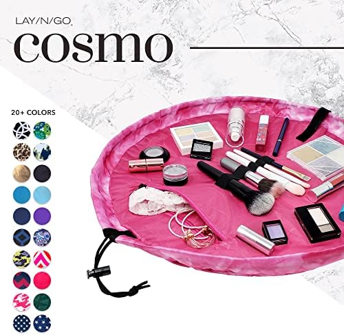 Органайзер за козметика и грим Lay-n-Go Cosmo на съвсем малък, пътуване портфейл за пътуване, подаръци и ежедневно