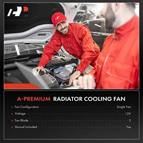 Вентилатор за охлаждане на радиатора на двигателя A-Premium в събирането, съвместим с Acura RDX 2007 2008 2009