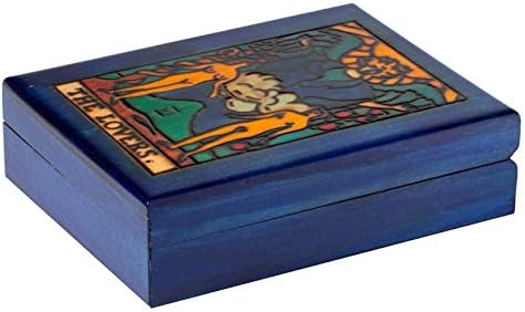 Ръчно изработени, Дървени Ковчег за Влюбени Таро с ярки цветове