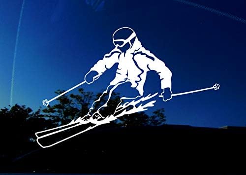 Стикер с надпис SKI Decal - обичам да карам ски Стикер с надпис SnowSKI - обичам да Карам ски, Сняг, Планински