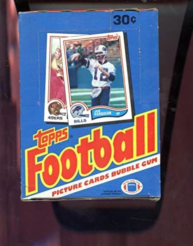1982 Topps Футбол Комплект Картички Восъчен Опаковка Кутия Джо Монтана Рони Лот - Восъчни Опаковки За Футбол